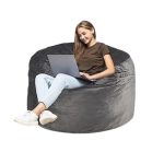 مبل بین بگ کار با لپ تاپ