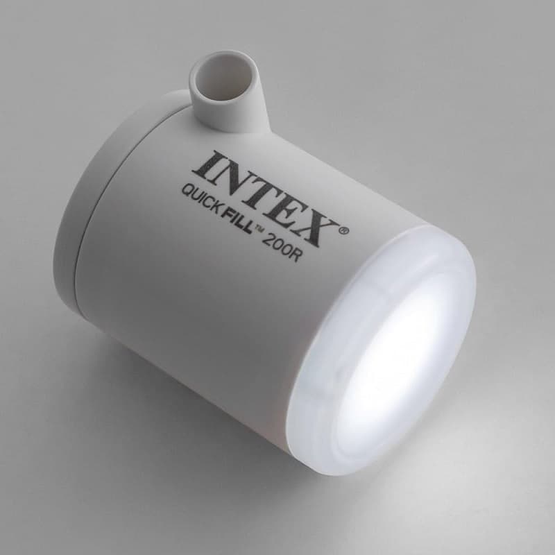 پمپ باد شارژی جیبی اینتکس مدل 66647 با کابل USB و چراغ LED